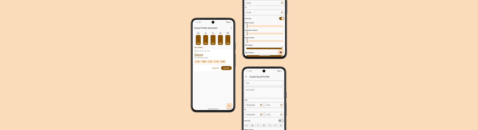 Sound Profile Scheduler